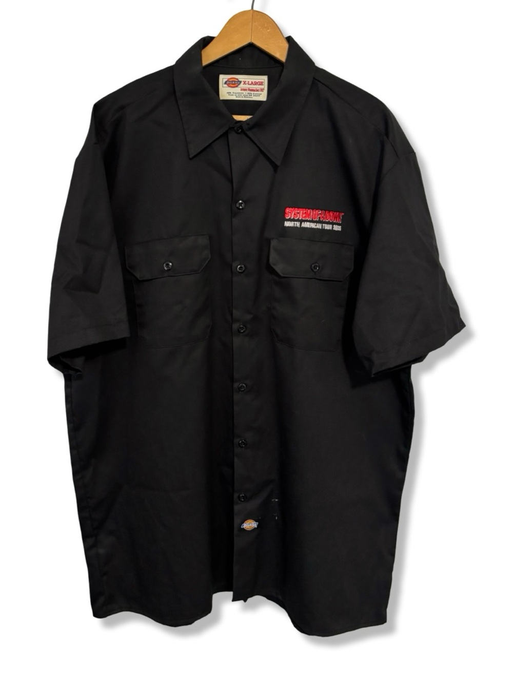 Vintage System Of A Down 2005 Tour Dickies Button-Up Work Shirt